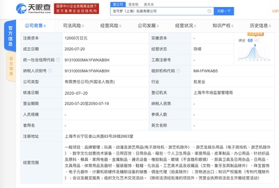 寶可夢深化中國市場布局，于上海成立全資玩具子公司